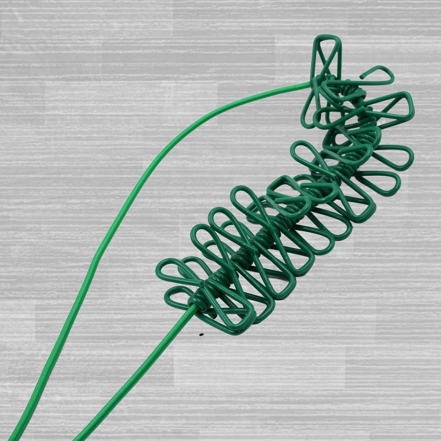 9373 Elastic Cloth Drying Rope With 12 Metal Clip Portable Clothes Line For Home  Travel 9373 Elastic Cloth Drying Rope With 12 Metal Clip Portable Clothes Line For Home  Travel